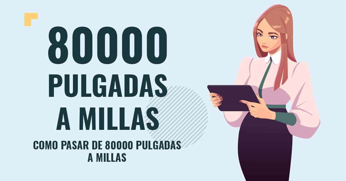 Profesor en pizarra explicando cuanto son 80000 pulgadas a millas