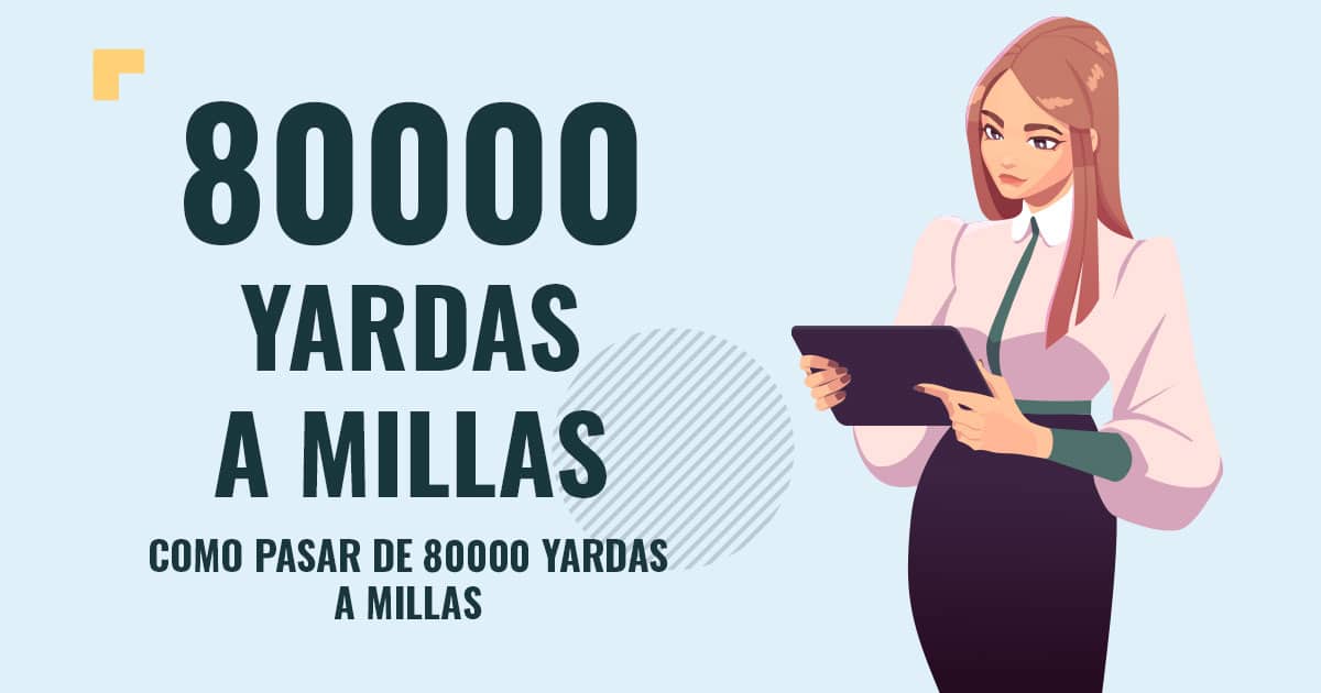 Como pasar de 80000 yardas a millas Profesor en pizarra explicando cuanto son 80000 yardas a millas