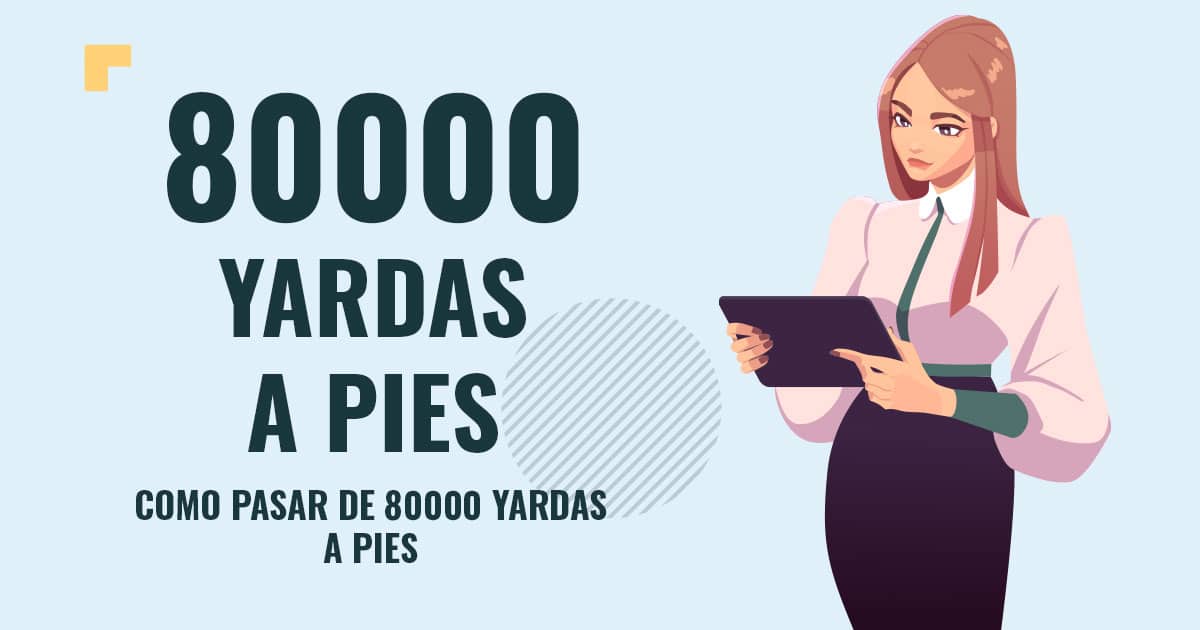 Profesor en pizarra explicando cuanto son 80000 yardas a pies