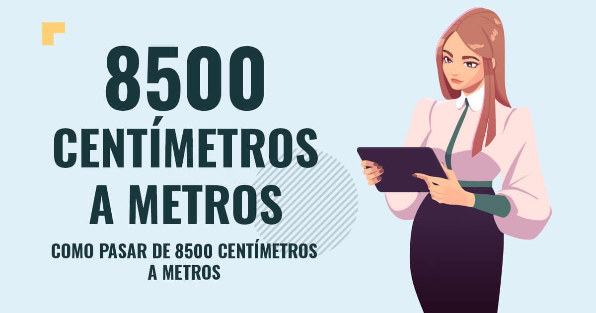 Como pasar de 8500 centimetros a metros Profesor en pizarra explicando cuanto son 8500 centimetros a metros