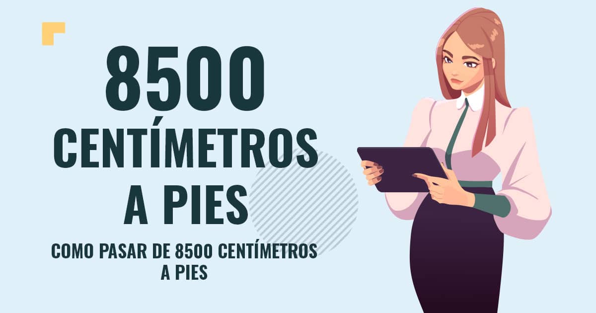 Como pasar de 8500 centimetros a pies Profesor en pizarra explicando cuanto son 8500 centimetros a pies