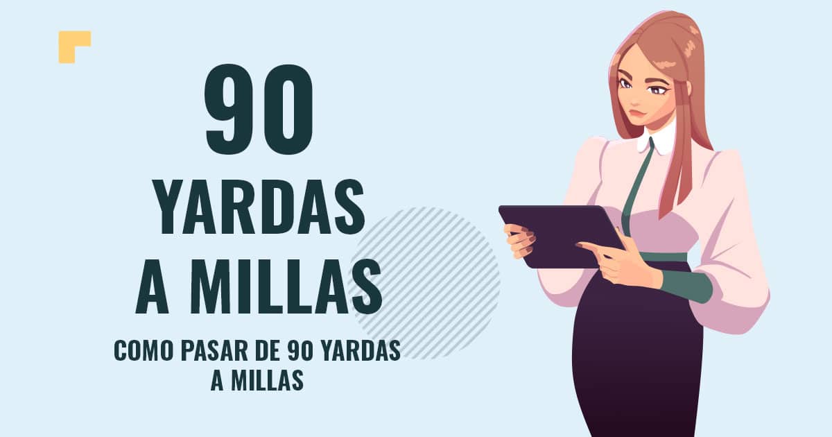 Como pasar de 90 yardas a millas Profesor en pizarra explicando cuanto son 90 yardas a millas