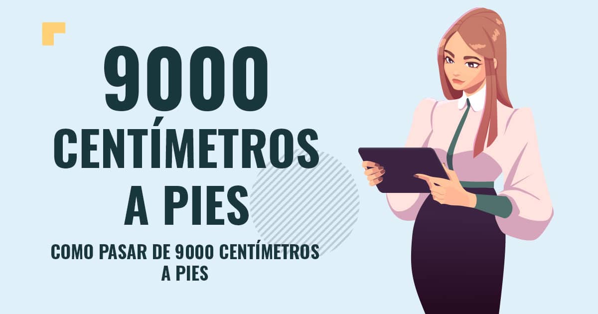 Como pasar de 9000 centimetros a pies Profesor en pizarra explicando cuanto son 9000 centimetros a pies