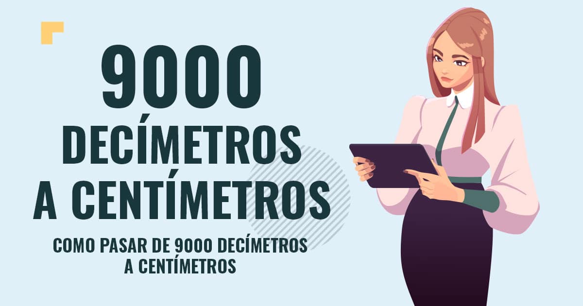 Como pasar de 9000 decimetros a centímetros Profesor en pizarra explicando cuanto son 9000 decimetros a centímetros