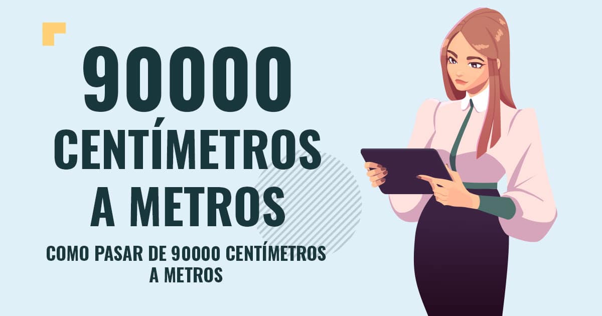 Profesor en pizarra explicando cuanto son 90000 centimetros a metros