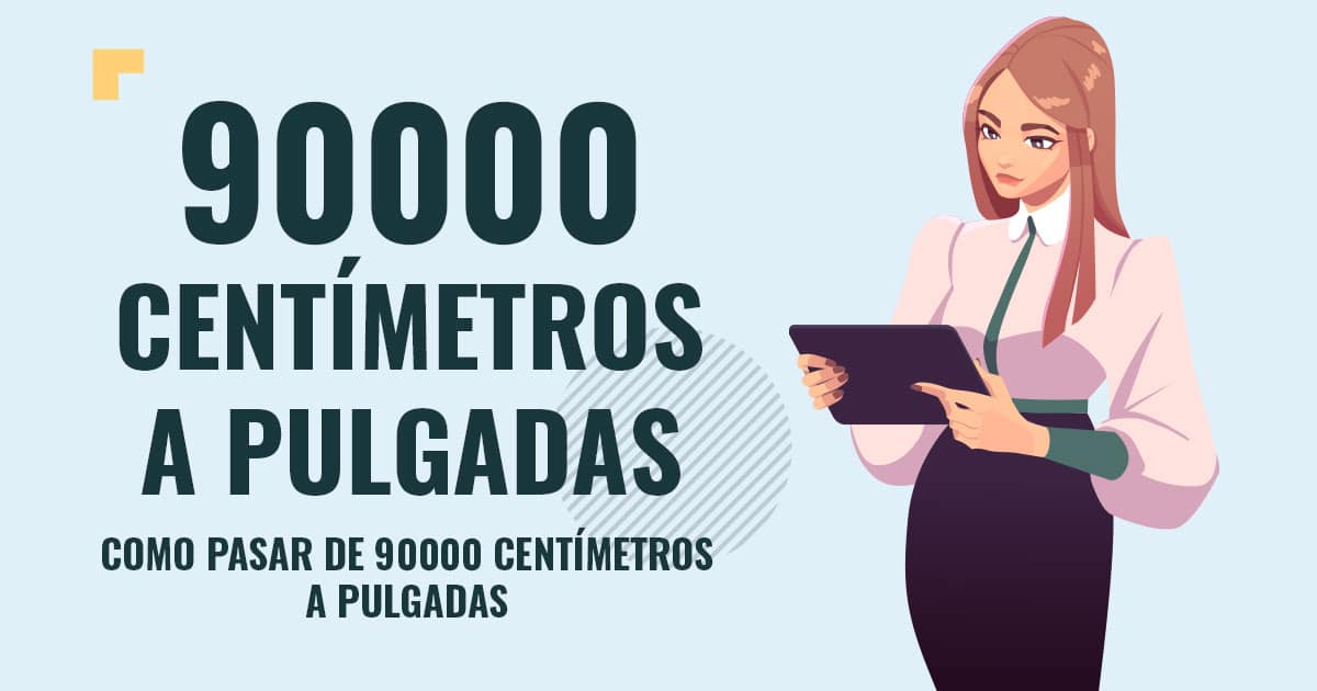 Profesor en pizarra explicando cuanto son 90000 centimetros a pulgadas