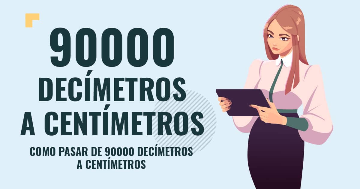 Como pasar de 90000 decimetros a centímetros Profesor en pizarra explicando cuanto son 90000 decimetros a centímetros