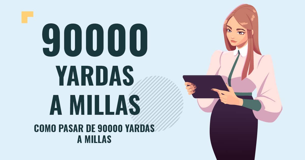 Como pasar de 90000 yardas a millas Profesor en pizarra explicando cuanto son 90000 yardas a millas