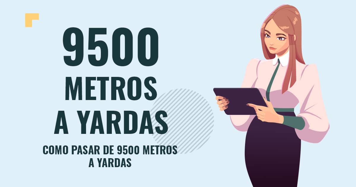 Profesor en pizarra explicando cuanto son 9500 metros a yardas