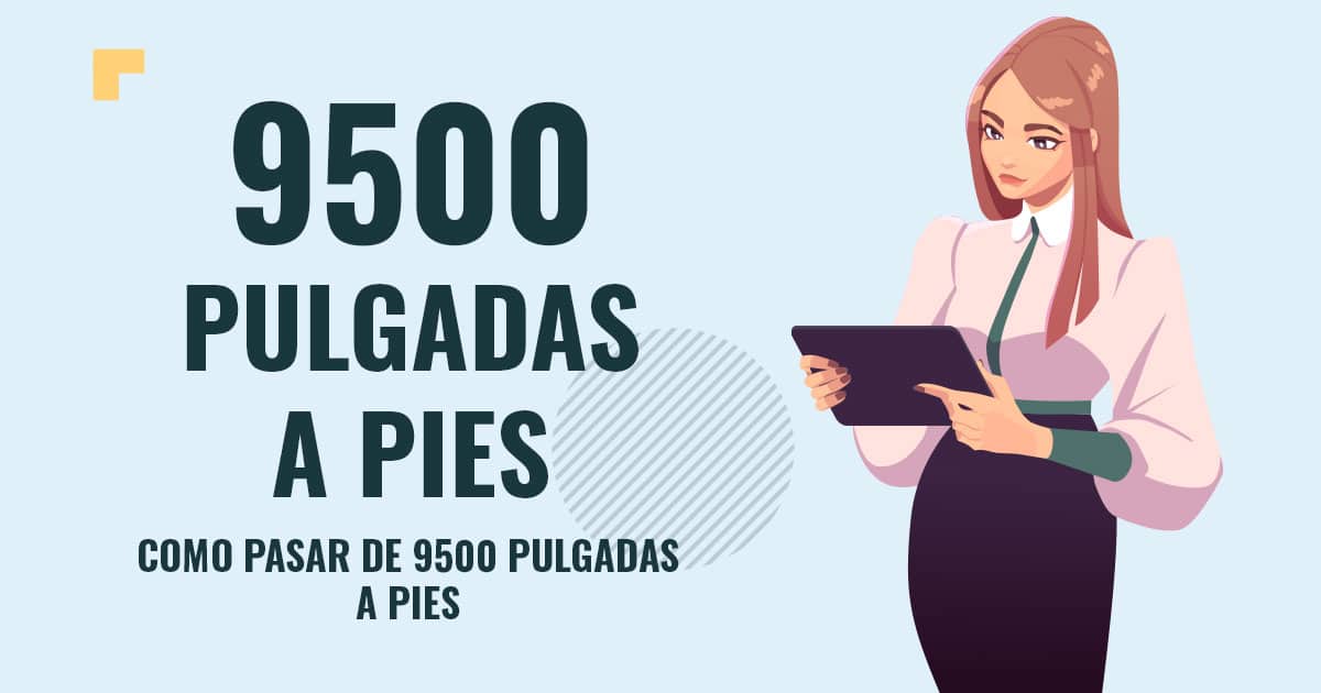 Como pasar de 9500 pulgadas a pies Profesor en pizarra explicando cuanto son 9500 pulgadas a pies